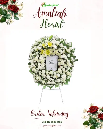 Krans Bunga Duka Cita di Timbangsari