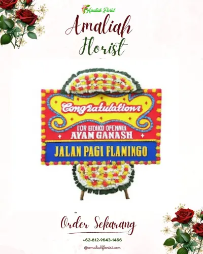 Bunga Papan Congratulation di Timbangsari